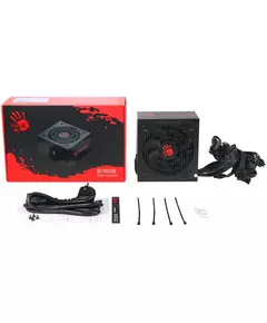 Купить Блок питания Bloody BD-PS550B ATX 550W 80+ bronze (20+4pin) APFC 120mm fan 6xSATA RTL, изображение 5 в компании Зеон