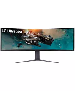 Купить Монитор LG UltraGear 49GR85DC-BVA 49" LED 32:9 HDMI матовая HAS Piv 3000:1 450cd 178гр/178гр 5120x1440 240Hz FreeSync Premium Pro DP 2K USB 15.1кг черный [49GR85DC-B.ARUZ], изображение 5 в компании Зеон