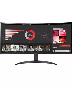 Купить Монитор LG UltraWide 34WR50QK-B 34" VA LED 21:9 HDMI матовая 300cd 178гр/178гр 3440x1440 100Hz DP WQ 5.9кг черный [34WR50QK-B.ARUZ], изображение 3 в компании Зеон