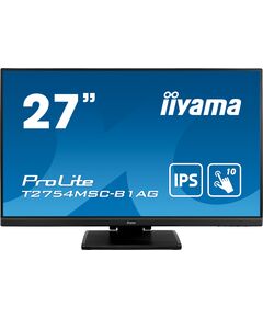 Купить Монитор Iiyama Touch T2754MSC-B1AG 27" IPS LED 16:9 HDMI M/M HAS 300cd 178гр/178гр 1920x1080 60Hz VGA FHD USB Touch 6.6кг черный, изображение 4 в компании Зеон