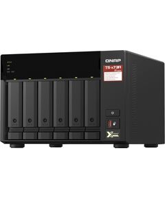 Купить Сетевое хранилище NAS QNAP TS-673A-8G 6-bay настольный Ryzen V1500B, изображение 3 в компании Зеон