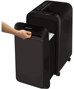 Купить Шредер Fellowes PowerShred LX220 черный (секр.P-4) фрагменты 20лист. 30лтр. скрепки скобы пл.карты [FS-55026], изображение 6 в компании Зеон