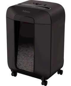 Купить Шредер Fellowes PowerShred LX85 черный (секр.P-4) фрагменты 12лист. 19лтр. скрепки скобы пл.карты [FS-44008], изображение 2 в компании Зеон