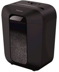 Купить Шредер Fellowes PowerShred LX41 черный (секр.P-4) фрагменты 8лист. 17лтр. скрепки скобы пл.карты [FS-43007], изображение 2 в компании Зеон