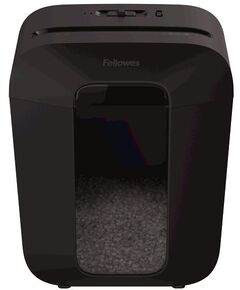 Купить Шредер Fellowes PowerShred LX41 черный (секр.P-4) фрагменты 8лист. 17лтр. скрепки скобы пл.карты [FS-43007] в компании Зеон