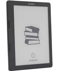 Электронная книга Digma F4 5.83" E-Ink 680x920 Touch Screen 1.2Ghz 1Gb/8Gb/SD/microSDHC/подсветка дисплея черный [F4B] фотографии