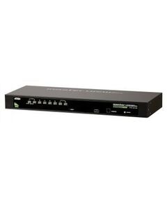 KVM-переключатели: KVM-переключатель ATEN CS1308 1U 8-port PS/2-USB KVM Switch, клавиатура PS/2 & USB+мышь PS/2 & USB+VGA15pin фотографии