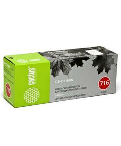 Для Canon (совместимые): Картридж Cactus CS-C716BK Black для Canon LBP505, MF8030/8050 фотографии