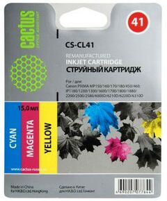 Купить Картридж Cactus CS-CL41 для Canon PIXMA MP150/160/170/180/450/460, iP1180/1200/1300/1600/ 1700/1800/1880/2200/2500 в компании Зеон