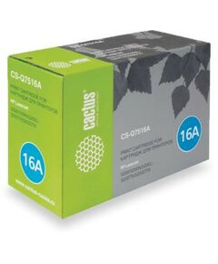 Для HP (совместимые): Картридж Cactus CS-Q7516A для hp LJ 5200 фотографии