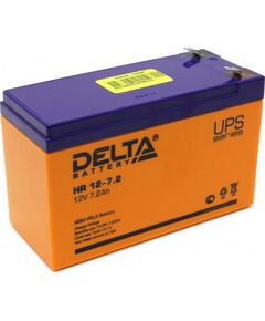 Купить Аккумулятор для ИБП Delta HR 12-7.2 12V, 7.2Ah для UPS в компании Зеон