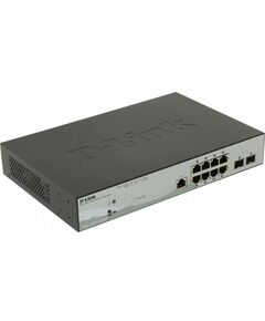 Купить Управляемый коммутатор D-link DGS-1210-10P/ME /A1A 8UTP 10/100/1000Mbps PoE +2 SFP в компании Зеон