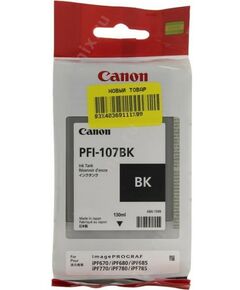 Купить Чернильница Canon PFI-107BK Black для iPF670/680/685/770/780/785 [6705B001] в компании Зеон