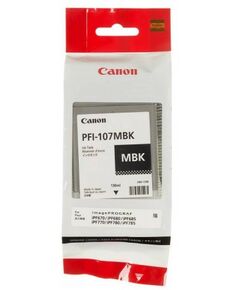 Купить Чернильница Canon PFI-107MBK Black для iPF670/680/685/770/780/785 [6704B001] в компании Зеон