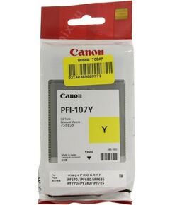 Купить Чернильница Canon PFI-107Y Yellow для iPF670/680/ 685/770/780/785 [6708B001] в компании Зеон