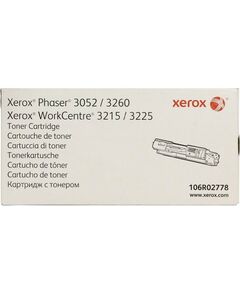 Купить Тонер-картридж XEROX 106R02778 для Phaser 3052/3260, WorkCentre 3215/3225 в компании Зеон