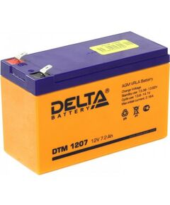 Купить Аккумулятор Delta DTM 1207 12V, 7.2Ah в компании Зеон