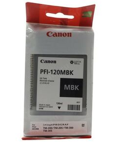 Для Canon (оригинал): Картридж Canon PFI-120MBK Matte Black для TM-200/205/300/305 фотографии