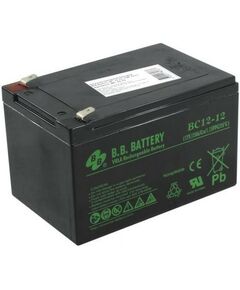 Купить Аккумулятор для UPS B.B. Battery BC12-12 12V,  12Ah в компании Зеон