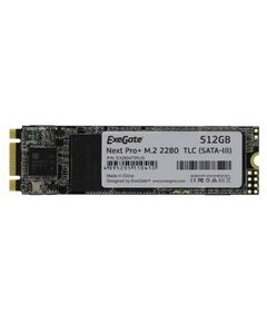 SSD-накопители: Модуль памяти Exegate 512 Gb Next Pro+ M.2 2280 B&M 6Gb/s 3D TLC OEM [EX280473RUS] фотографии