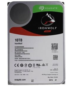 Жесткие диски: Жёсткий диск Seagate 10 Tb IronWolf SATA 6Gb/s 3.5" 7200rpm 256Mb [ST10000VN0008] фотографии