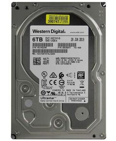 Жесткие диски: Жёсткий диск Western Digital 6 Tb DC HC310 SAS 12Gb/s 3.5" 7200rpm 256Mb [HUS726T6TAL5204] фотографии