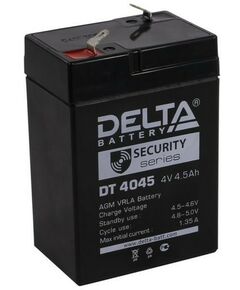 Купить Аккумулятор для слаботочных систем Delta DT 4045 4V, 4.5Ah в компании Зеон