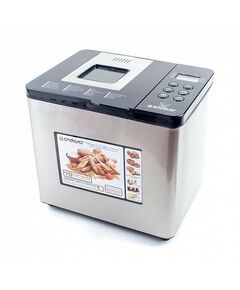 Хлебопечки: Хлебопечь Endever Skyline MB-54 вес выпечки до 750 г, регулировка веса выпечки, мощность 750 Вт, программ выпечки: 19, цвет черный/стальной фотографии