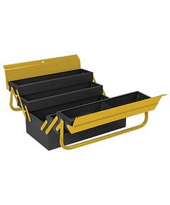 Ящики для инструмента: Ящик для инструмента FIT 65679 металлический, с 4-мя раздвижными отделениями, отделениями, 42 х 20 х 20 см фотографии