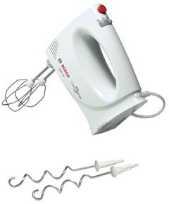 Миксеры: Миксер Бош BOSCH MFQ3010 ручной миксер, 300 Вт, 2 скор.+импульсивный режим, 2 венчика +2 крюка фотографии
