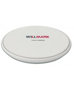 Купить Беспроводное зарядное устройство для мобильных телефонов WILLMARK WQ-1A01 LED, QI стандарт, цвет белый в компании Зеон