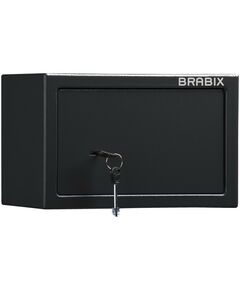 Купить Сейф мебельный Brabix SF-200KL 200х310х200 мм, ключевой замок, черный [S103BR211114] в компании Зеон