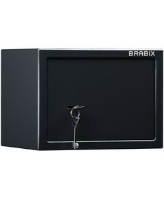 Купить Сейф мебельный Brabix SF-230KL 230х310х250 мм, ключевой замок, черный [S103BR211514] в компании Зеон