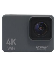 Купить Экшн-камера Digma DiCam 810 4K,  WiFi,  серый [DC810] в компании Зеон