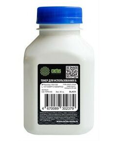 Для HP (совместимые): Тонер Cactus CS-THPW-80 черный флакон 80гр. для принтера HP Neverstop 1000/1200, HP  LJ 107/135/MFP137/408/MFP432 фотографии