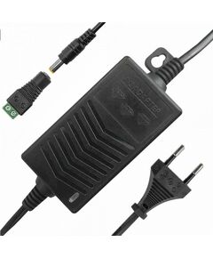 Блоки питания для систем видеонаблюдения: Блок питания ST ST-12/1 версия 2 стабилизированный источник питания для питания аппаратуры напряжением 12В, 1А фотографии