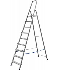 Стремянки и лестницы: Алюминиевая стремянка СИБИН 38801-9 9 ступеней, 187 см фотографии