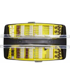 Прямошлифовальные машины (граверы): Набор мини-насадок для гравировочных машин STAYER MASTER 29906-H191 в пластик боксе, гибкий вал,штатив, место для гравёра, 191 предметов фотографии