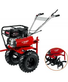 Культиваторы: Усиленный бензиновый мотоблок с понижающей передачей Зубр МТУ-450 7 л.с. фотографии