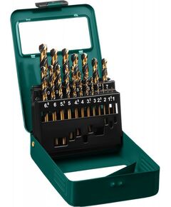 Буры, пики, коронки, сверла: Набор сверл по металлу KRAFTOOL COBALT 19шт 1-10мм HSS-Co(8%), сталь М42(S2-10-1-8) [29656-H19] фотографии