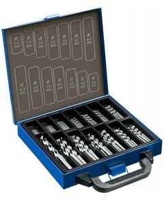 Буры, пики, коронки, сверла: Набор сверл по металлу Зубр ПРОФ-А 99шт 1-10мм сталь Р6М5, класс А, мет.бокс [29625-H99] фотографии