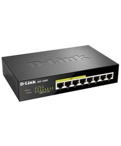 Купить Коммутатор D-link DGS-1008P 8 портов 10/100/1000 Мбит/сек, настольный, неуправляемый [DGS-1008P/E1A] в компании Зеон