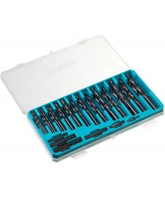 Буры, пики, коронки, сверла: Набор сверл по металлу СИБИН 100шт(1-10мм) быстрорежущая сталь, класс В, пласт.бокс [29610-H100] фотографии