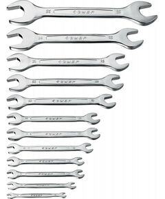 Наборы инструментов и ключи: Набор рожковых гаечных ключей Зубр 6 - 32 мм 12 шт [27011-H12_z01] фотографии