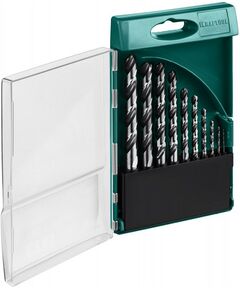 Буры, пики, коронки, сверла: Набор сверл по металлу KRAFTOOL HSS-G 10шт(1-10мм) сталь М2(S6-5-2) [29651-H10] фотографии