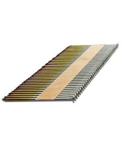 Гвозди прямого монтажа:  Реечные гвозди по дереву на бумажной кассете тип D34 2,87х50 RIBrt (кольц.накат.) упаковка 3000 шт. [28750RIBrt] фотографии