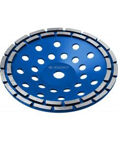 Шлифовка, зачистка: Двухрядная алмазная чашка Зубр Профессионал d 230 мм [33372-230] фотографии