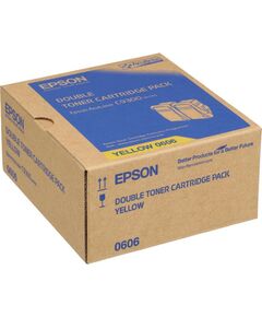 Купить Тонер-картридж Epson C13S050606 желтый для AcuLaser C9300 (2 штуки) в компании Зеон