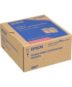 Купить Тонер-картридж Epson C13S050607 пурпурный для AcuLaser C9300 (2 штуки) в компании Зеон