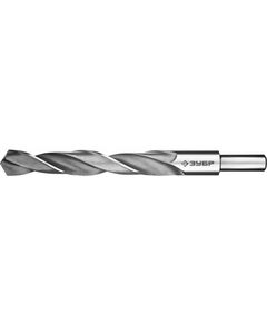 Буры, пики, коронки, сверла: Сверло по металлу Зубр ПРОФ-В 18.0х191мм проточенный хвостовик, сталь Р6М5, класс В [29621-18] фотографии